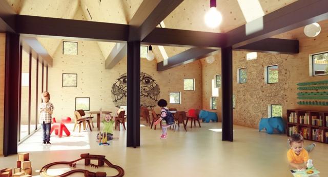 Bryła modułowego przedszkola Zobaczcie nowy projekt architektoniczny Adama Wiercińskiego
