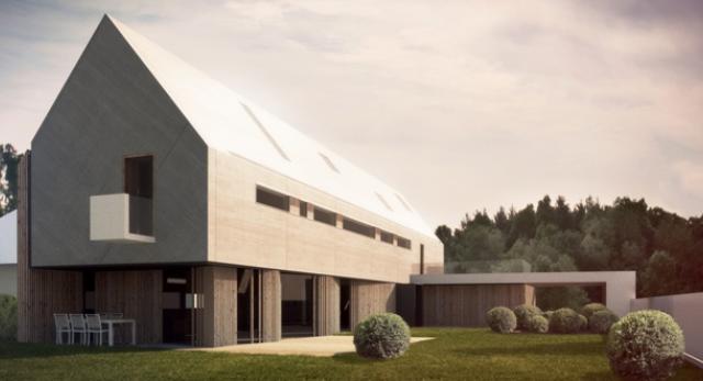 Architektura Gdyni. Zobacz nową bryłę ekologicznego domu projektu Pracowni 111