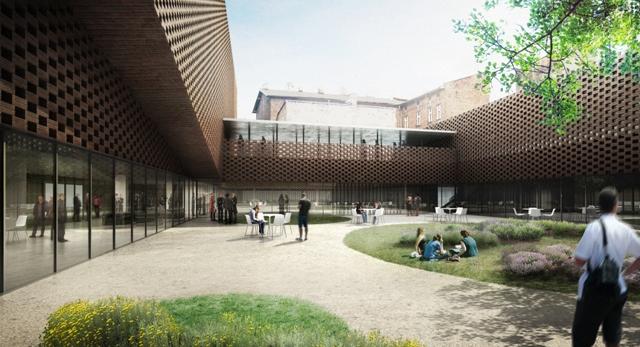Architektura Katowic. Rusza budowa Wydziału Radia i Telewizji Uniwersytetu Śląskiego autorstwa Grupa 5 Architekci i BAAS. 