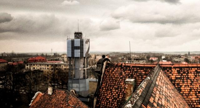 Architektura Bytomia: wieża ciśnień w Bytomiu. Projekt H20 autorstwa medusa group. Jak zagospodarować zagrożoną wieżę ciśnień