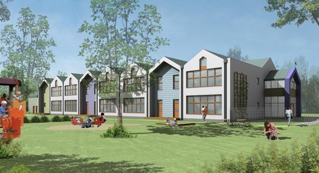 Architektura Warszawy. Przedszkole w  Miasteczku Wilanów projektu Pracowni Architektonicznej BNS