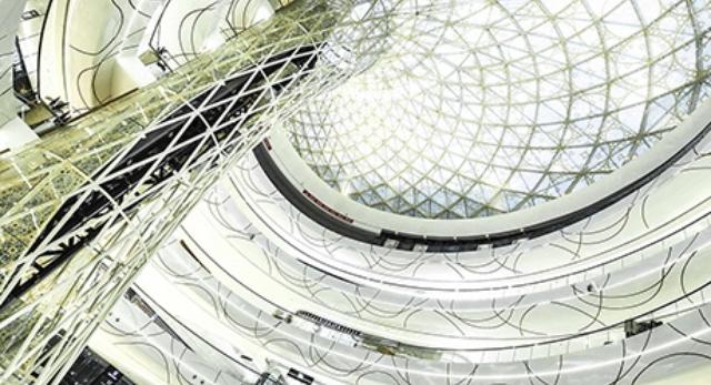 Architektura nowej galerii handlowej oparta jest na pojęciu synergii