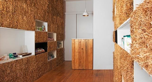 Architektura wnętrz. Słomiany butik, czyli pięknie, tanio i ekologicznie. Zobacz projekt biura Hornowski Design