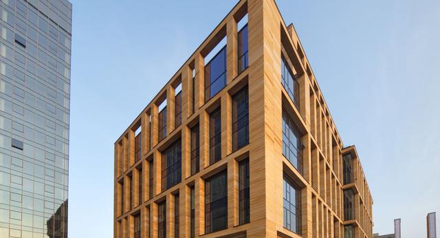 Bryła nowego biurowca w Warszawie - Gdański Business Center
