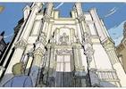 Mury Samaris: architektura secesji i komiks 