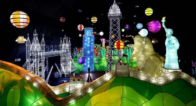 Architektura i diody LED w chińskich lampionach 