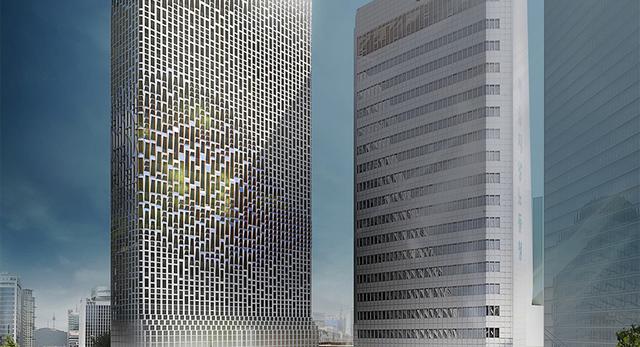 Ben van Berkel/ UNStudio. I nagroda w konkursie architektonicznym na projekt centrali Hanwha w Seulu