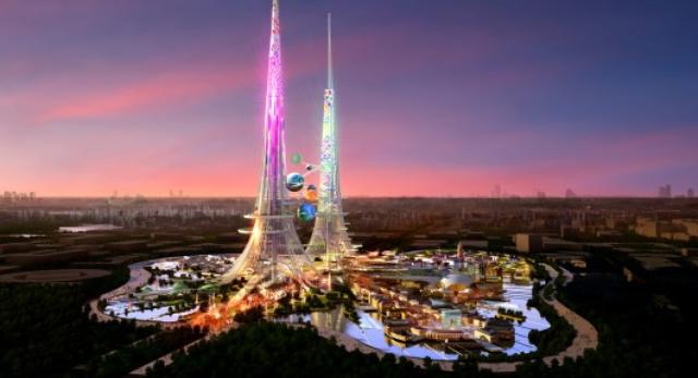 Najwyższy wieżowiec na świecie powstanie w Chinach? Czy architektura Dubaju jest zagrożona w wyścigu w górę? 