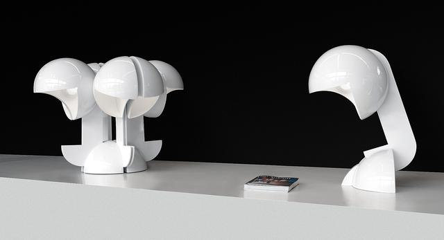 Lampa Ruspa, projekt Gae Aulenti, włoski design XX wieku