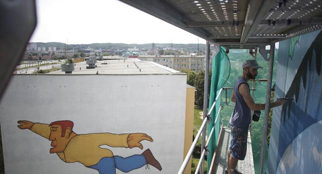 Murale na bryły bloków! Monumental Art 2014