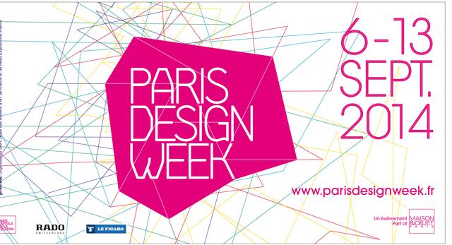 Plakat Paris Design Week 2014 - największego festiwalu designu i wzornictwa w Paryżu