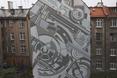 Uliczna sztuka współczesna. Industrialny mural wykonany przez Gdańską Szkołę Muralu