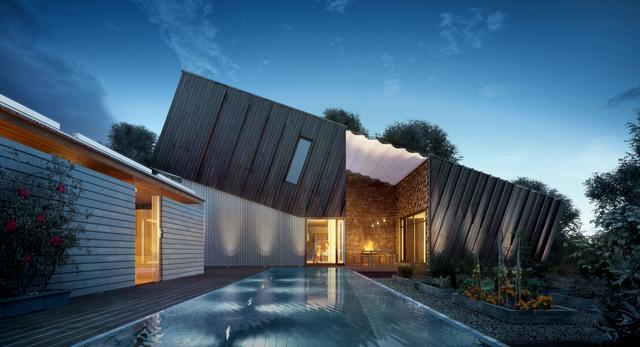 Dom pasywny ZEB Pilot House w Ringdalskogen (Norwegia) autorstwa pracowni architektonicznej Snøhett