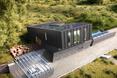 Bryła domu pasywnego ZEB Pilot House w Ringdalskogen (Norwegia) autorstwa pracowni architektonicznej Snøhett