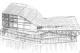 Konstrukcja bryły Theatre de Stoep w miejscowości Spijkenisse w Holandii  autor: UNStudio