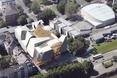 Dom Muzyki Beethovena Festspielhaus projektu UNStudio. Widok na bryłę z lotu ptaka