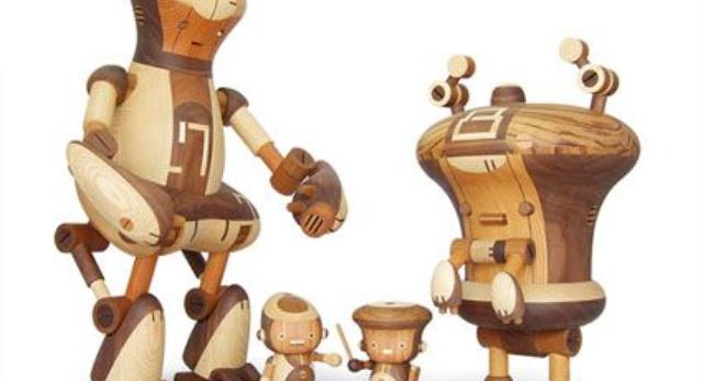 Design z japonii, bryły z drewna. Roboty i starożytne rzemiosło 