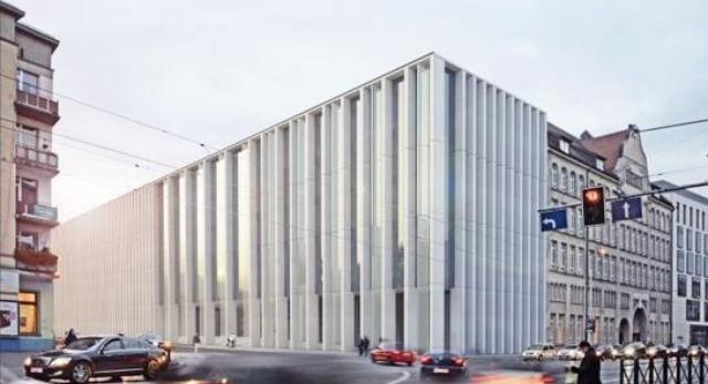 I. nagroda w konkursie architektonicznym na projekt Sądu Apelacyjnego we Wrocławiu.  Autorzy: UBERTO SIOLA & Partners z Neapolu oraz PIW PAW Architekci z Gdańska. 