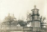 Bryła dzwonnicy przy cerkwi św. Jana w Gródku Jagiellońskim, ok. 1912