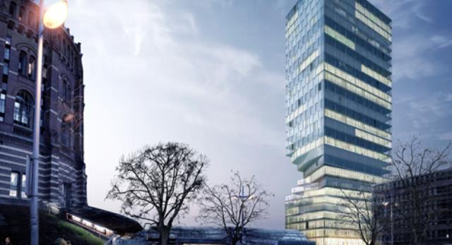 Wieżowiec spod ręki biura MVRDV. Bryła wygrała w konkursie architektonicznym i ma stanąć pod Wiedniem już w 2018