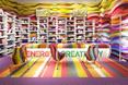 Architektura wnętrz i psychodeliczny kolor