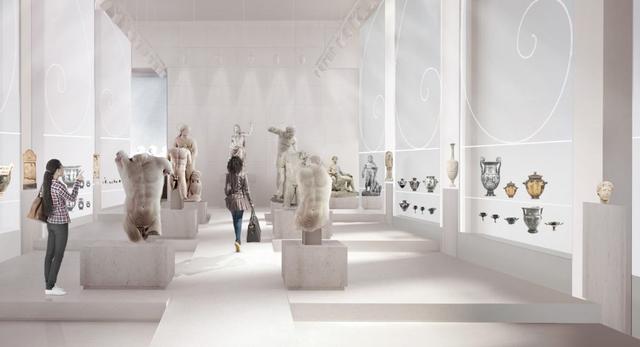 Architektura wnętrz Galerii Sztuki Starożytnej 