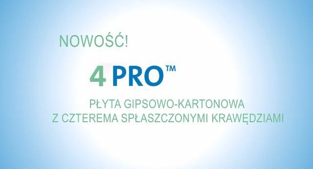 Plakat płyt g-k 4PRO