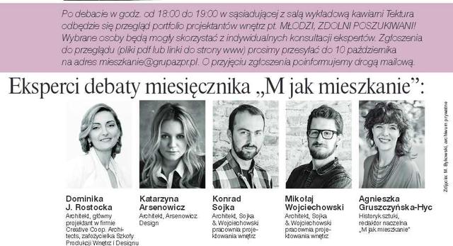 Łódź Design Festival: debata miesięcznika M jak mieszkanie