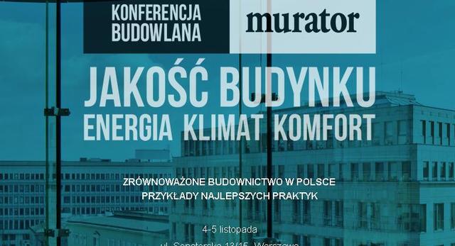 Konferencja budowlana Murator