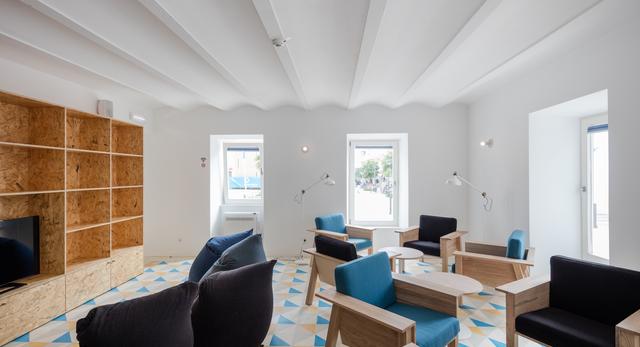 Hostel Conii, architektura wnętrz