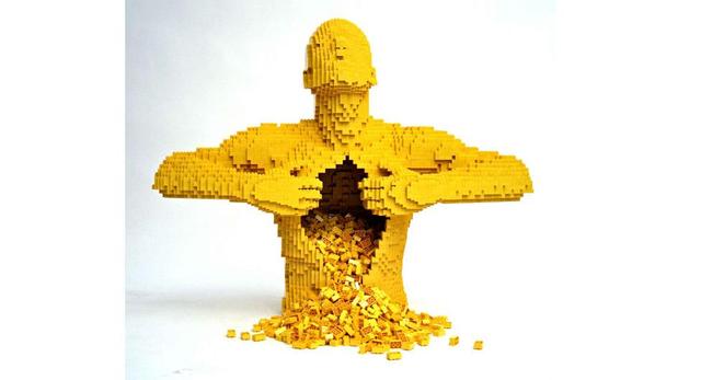 Rzeźby z klocków lego