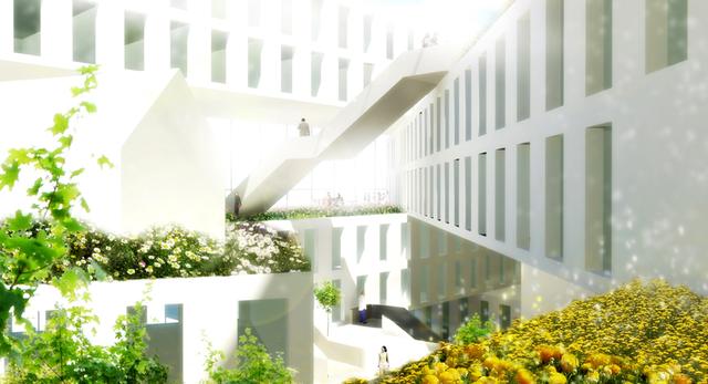 kwiatowy hotel Flowerbed projektu MVRDV