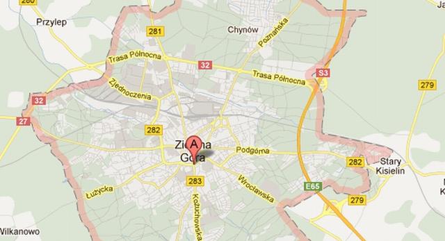 Zielona góra w Google 