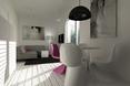 Nowoczesne minimalistyczne mieszkanie w klimacie loftu