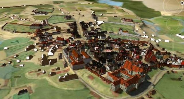 Makieta 3D dawnego Lublina w Google Earth