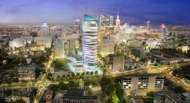 Wieżowce Warszawy! Warsaw Spire już w budowie! Czyja to architektura? Zobaczcie spektakularne wizualizacje!