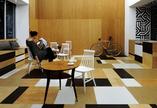 Architektura wnętrz – Relaks – kawiarnia, serwis i sklep rowerowym z portfolio dwóch pracowni.
